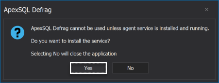 ApexSQL Manage Agent is not installed