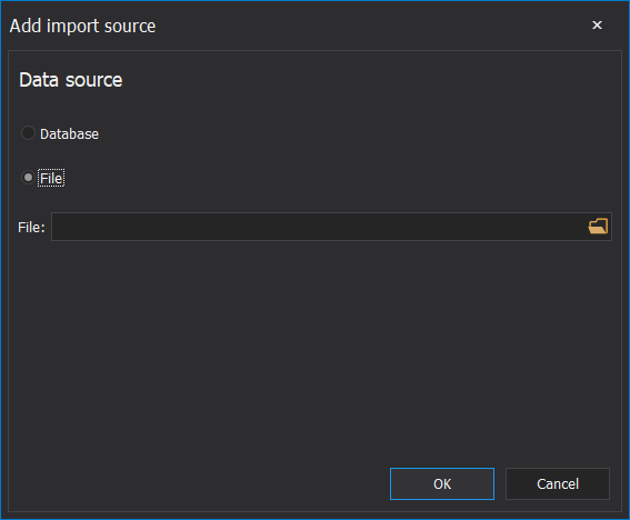 ApexSQL Pump import source types