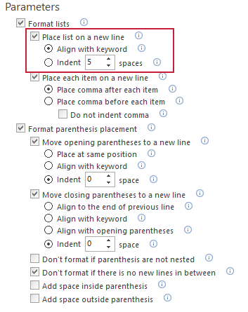 Rules of SQL formatting – Nesting and indenting SQL statements ...