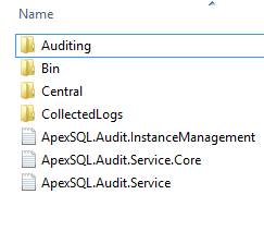 ApexSQL Audit temporary folder location root folder
