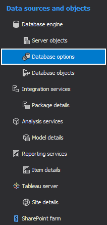 Create database transact