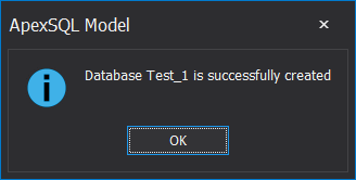 Successfully created database free modeling tool