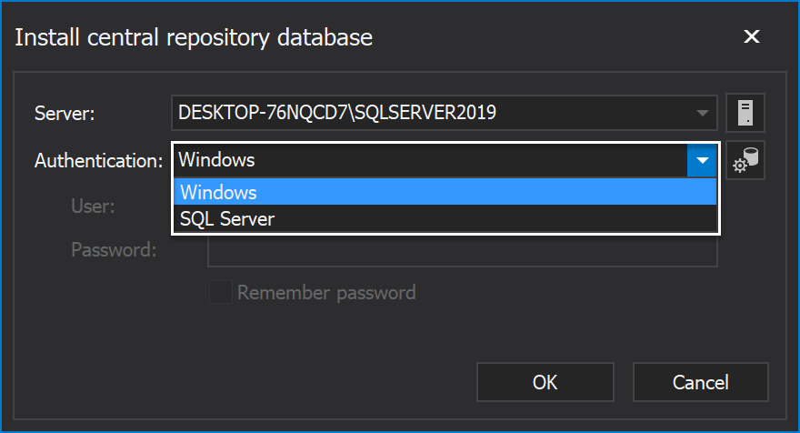 Install CRD database in the ApexSQL Manage