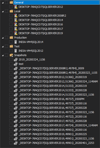 Server panel under the Documentation tab