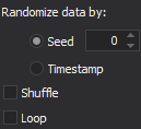 The Randomize data by option group