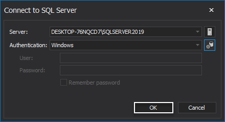 Connect o to SQL Server